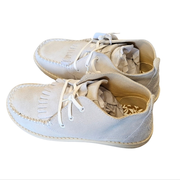 Hey Dude Wendy Mid Elevated Booties Ivory Womens NEW Size 7 - Picture 4 of 6